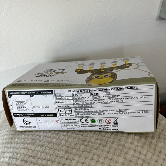 STOTOY Shooting Darts Game Toys Floating Ball Target Practice - Picture 2 of 2